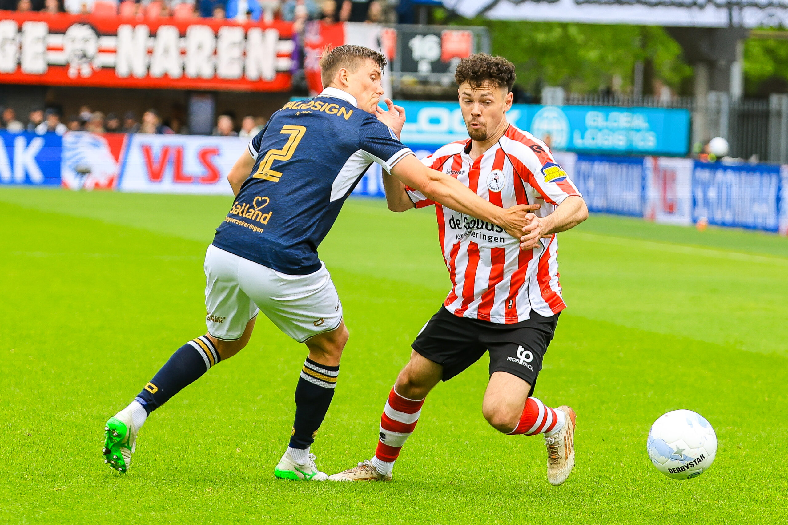 Sparta speelt gelijk in doelpuntrijk duel op Het Kasteel