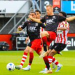 Victoria’04 decor van seizoensouverture Excelsior Rotterdam tegen Cambuur