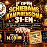 Schiedams kampioenschap 31-en bij ff uurtje babbelaar: op weg naar het Nk en Wk in las vegas!